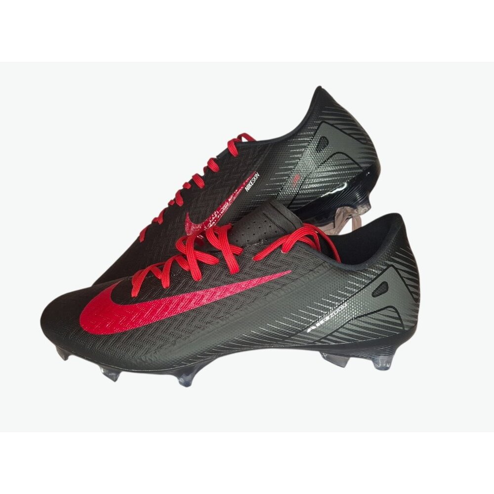 Nike Mercurial Vapor 15 Pro FG Soccer Cleats Size M7.5/W9 Black Red HQ3270-900